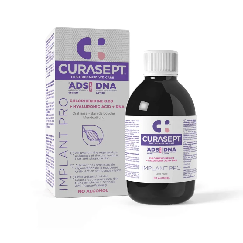 Curasept ADS Implant Pro — ополіскувач для догляду за імплантами